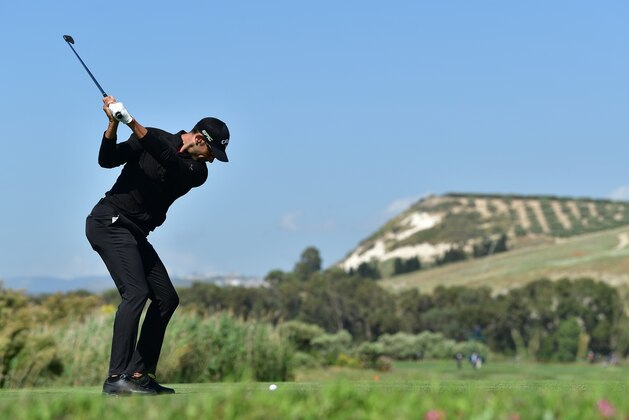SCIACCA, ITALY - MAY 20:  Alvaro Quiros of Spain plays a shot on the eigth hole during the third round of The Rocco Forte Open at The Verdura Golf and Spa Resort on May 20, 2017 in Sciacca, Italy.  (Photo by Stuart Franklin/Getty Images)