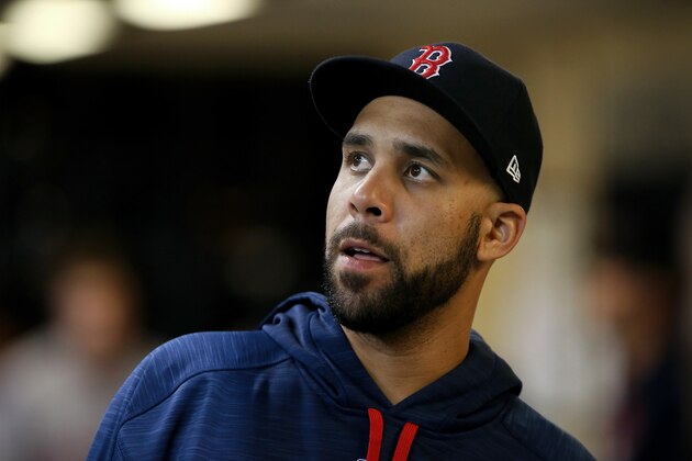 MILWAUKEE, WI - MAY 10:  David Price #24 of the Boston Red Sox walks through the dugout in the first inning against the Milwaukee Brewers at Miller Park on May 10, 2017 in Milwaukee, Wisconsin. (Photo by Dylan Buell/Getty Images)