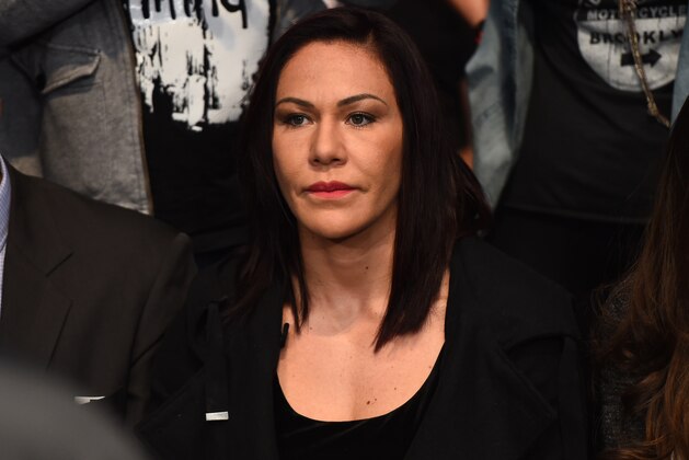 BROOKLYN, NEW YORK - FEBRUARY 11:  Cris Cyborg of brazil watches the fights during the UFC 208 event inside Barclays Center on February 11, 2017 in Brooklyn, New York. (Photo by Jeff Bottari/Zuffa LLC/Zuffa LLC via Getty Images)
