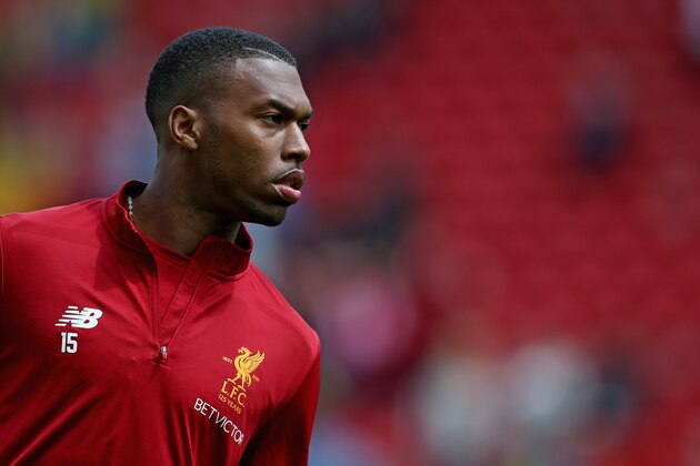 LIVERPOOL, ENGLAND - MAY 21:  Daniel Sturridge of Liverool  looks on prior to the Premier League match between Liverpool and Middlesbrough at Anfield on May 21, 2017 in Liverpool, England.  (Photo by Jan Kruger/Getty Images)