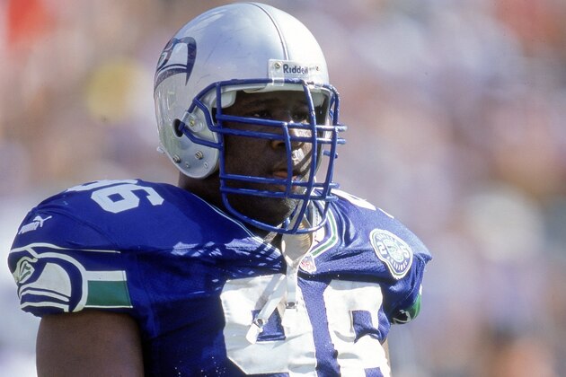 3 Sep 2000:  Cortez Kennedy #96 of the Seattle Seahawks walks on the field during the game against the Miami Dolphins at the Pro Players Stadium in Miami, Florida. The Dolphins defeated the Seahawks 23-0.Mandatory Credit: Andy Lyons  /Allsport