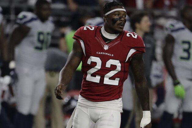 Arizona Cardinals strong safety Tony Jefferson (22) in the first half during an NFL football game against the Seattle Seahawks, Sunday, Oct. 23, 2016, in Glendale, Ariz.  (AP Photo/Rick Scuteri)
