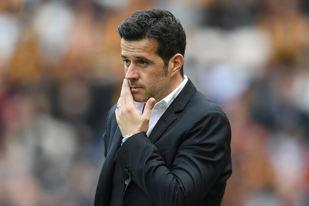 HULL, ENGLAND - MAY 21:  Marco Silva, Manager of Hull City reacts during the Premier League match between Hull City and Tottenham Hotspur at the KC Stadium on May 21, 2017 in Hull, England.  (Photo by Laurence Griffiths/Getty Images)