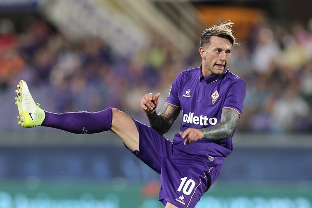 FLORENCE, ITALY - MAY 28: Federico Bernardeschi of ACF Fiorentina in action during the Serie A match between ACF Fiorentina and Pescara Calcio at Stadio Artemio Franchi on May 28, 2017 in Florence, Italy.  (Photo by Gabriele Maltinti/Getty Images)