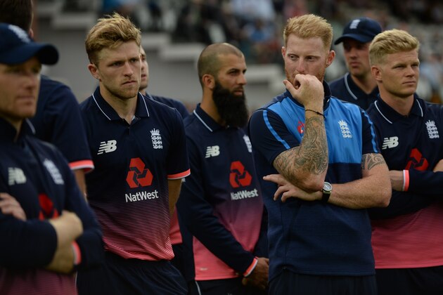 LONDON, ENGLAND - MAY 29 : Ben Stokes of England waits for the presentations after the 3rd Royal London one-day international cricket match between England and South Africa at Lord's cricket ground on May 29, 2017 in London, England. (Photo by Philip Brown/Getty Images)