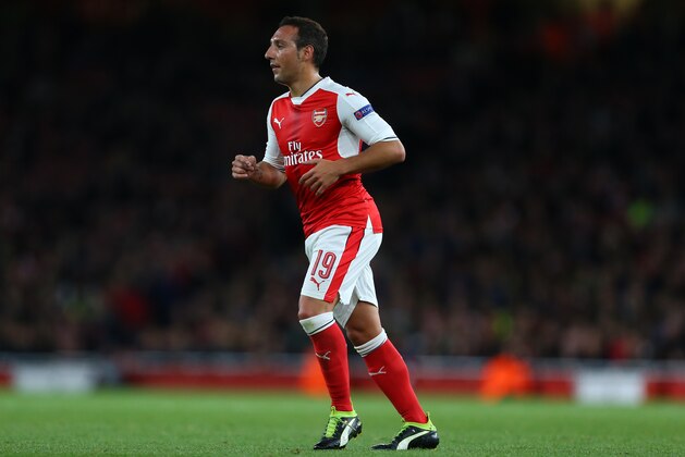 LONDON, ENGLAND - OCTOBER 19: Santi Cazorla of Arsenal during the UEFA Champions League match between Arsenal FC and PFC Ludogorets Razgrad at Emirates Stadium on October 19, 2016 in London, England. (Photo by Catherine Ivill - AMA/Getty Images)