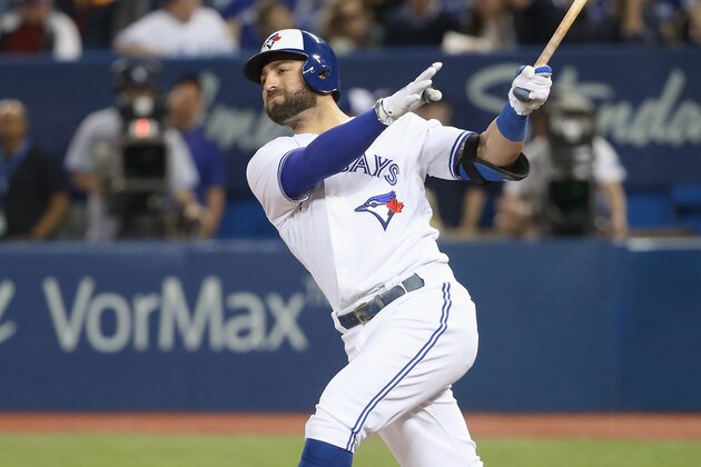 TORONTO, ON - MAY 15: Kevin Pillar #7 of the Toronto Blue Jays bats in the third inning during MLB game action against the Atlanta Braves at Rogers Centre on May 15, 2017 in Toronto, Canada. (Photo by Tom Szczerbowski/Getty Images) TORONTO, ON - MAY 15: Kevin Pillar #7 of the Toronto Blue Jays bats in the third inning during MLB game action against the Atlanta Braves at Rogers Centre on May 15, 2017 in Toronto, Canada. (Photo by Tom Szczerbowski/Getty Images)
