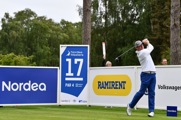 BARSEBACKSHAMN, SWEDEN - JUNE 02:  Jamie Donaldson of Wales in action during the second round of The Nordea Masters at Barseback Golf & Country Club on June 2, 2017 in Barsebackshamn, Sweden.  (Photo by Stuart Franklin/Getty Images)