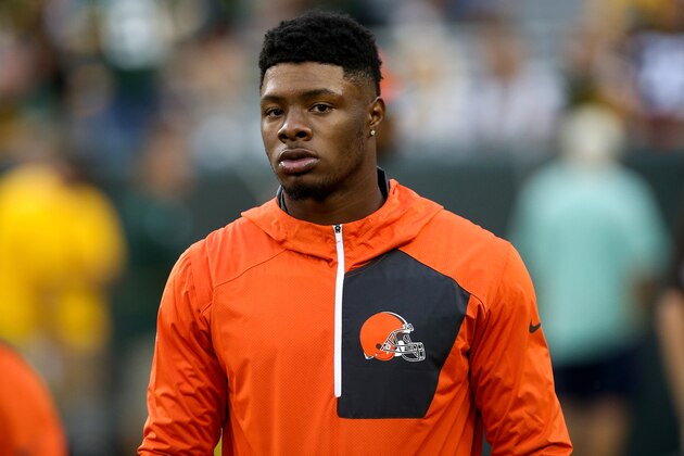 GREEN BAY, WI - AUGUST 12:  Corey Coleman #19 of the Cleveland Browns during warm ups before the game against the Green Bay Packers at Lambeau Field on August 12, 2016 in Green Bay, Wisconsin. (Photo by Dylan Buell/Getty Images)