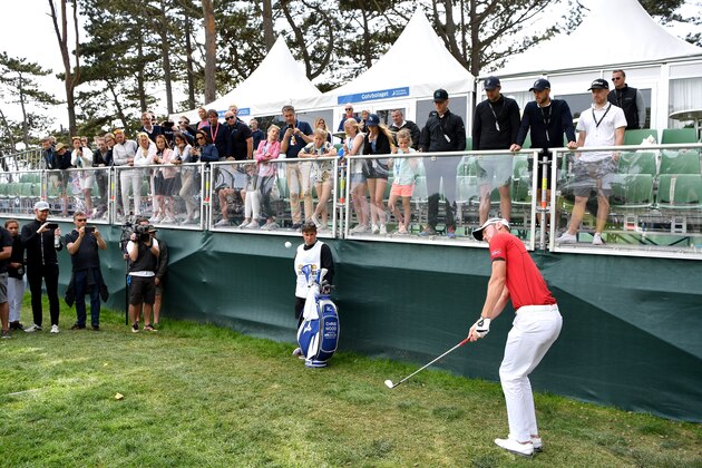 BARSEBACKSHAMN, SWEDEN - JUNE 03: Chris Wood of England plays a shoot from the rough during day three of Nordea Masters at Barseback Golf & Country Club on June 3, 2017 in Barsebackshamn, Sweden. (Photo by Stuart Franklin/Getty Images) BARSEBACKSHAMN, SWEDEN - JUNE 03: Chris Wood of England plays a shoot from the rough during day three of Nordea Masters at Barseback Golf & Country Club on June 3, 2017 in Barsebackshamn, Sweden. (Photo by Stuart Franklin/Getty Images)