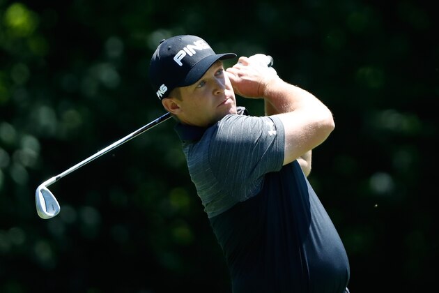 DUBLIN, OH - JUNE 01:  Daniel Summerhays watches his tee shot on the eighth hole during the first round of the Memorial Tournament at Muirfield Village Golf Club on June 1, 2017 in Dublin, Ohio.  (Photo by Sam Greenwood/Getty Images)