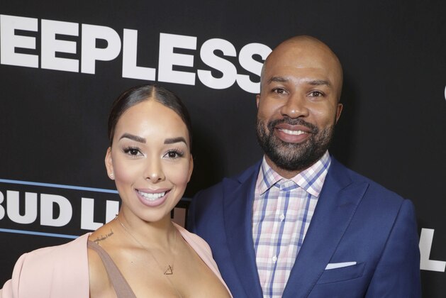 Gloria Govan and Derek Fisher seen at Open Road Films'