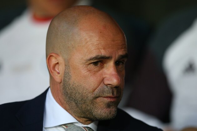 STOCKHOLM, SWEDEN - MAY 24:  Peter Bosz manager / head coach of Ajax during the UEFA Europa League Final match between Ajax and Manchester United at Friends Arena on May 24, 2017 in Stockholm, Sweden. (Photo by Catherine Ivill - AMA/Getty Images)