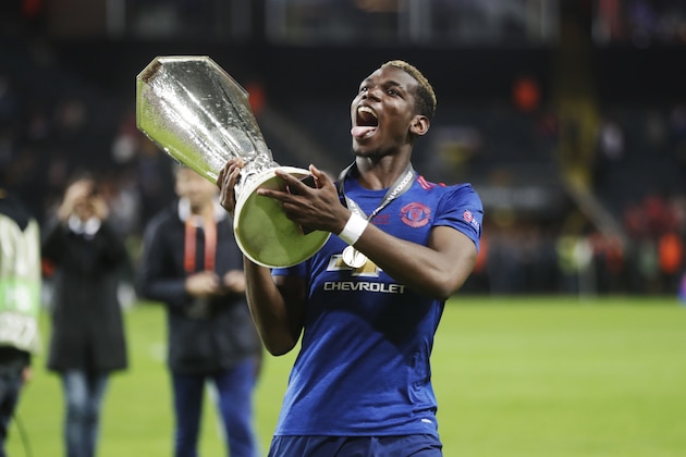 STOCKHOLM, SWEDEN - MAY 24: Paul Pogba of Manchester United with the trophy during the UEFA Europa League Final between Ajax and Manchester United at Friends Arena on May 24, 2017 in Stockholm, Sweden. (Photo by Nils Petter Nilsson/Getty Images) STOCKHOLM, SWEDEN - MAY 24: Paul Pogba of Manchester United with the trophy during the UEFA Europa League Final between Ajax and Manchester United at Friends Arena on May 24, 2017 in Stockholm, Sweden. (Photo by Nils Petter Nilsson/Getty Images)