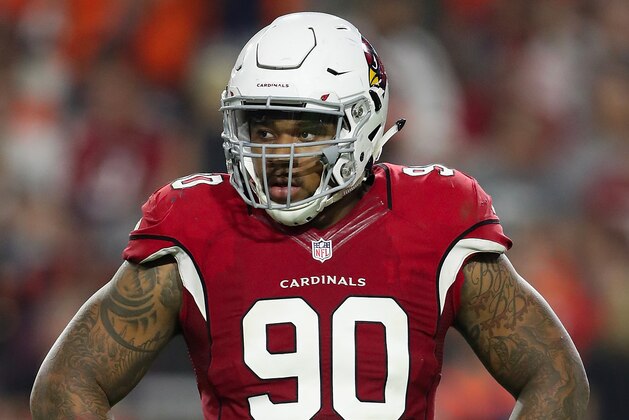 GLENDALE, AZ - SEPTEMBER 01:  Defensive tackle Robert Nkemdiche #90 of the Arizona Cardinals during the preseaon NFL game aat the University of Phoenix Stadium on September 1, 2016 in Glendale, Arizona.   The Cardinals defee ated the Broncos 38-17.  (Photo by Christian Petersen/Getty Images)