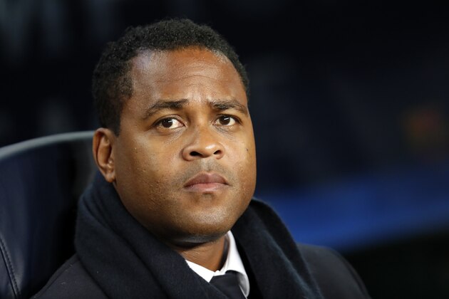 director of football Patrick Kluivert of Paris Saint-Germain,during the UEFA Champions League round of 16 match between FC Barcelona and Paris Saint Germain on March 08, 2017 at the Camp Nou stadium in Barcelona, Spain.(Photo by VI Images via Getty Images)