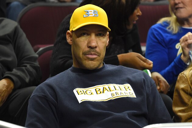 LOS ANGELES, CA - JANUARY 25:  LaVar Ball, father of Lonzo Ball #2 of the UCLA Bruins, watches the game against the USC Trojans at Galen Center on January 25, 2017 in Los Angeles, California.  (Photo by Jayne Kamin-Oncea/Getty Images)