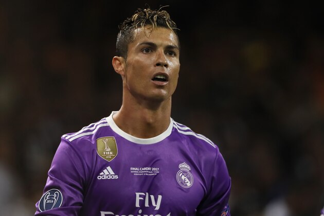 CARDIFF, WALES - JUNE 03: Cristiano Ronaldo of Real Madrid during the UEFA Champions League Final between Juventus and Real Madrid at National Stadium of Wales on June 3, 2017 in Cardiff, Wales. (Photo by Matthew Ashton - AMA/Getty Images)