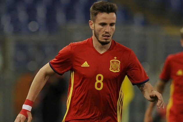 ROME, ITALY - MARCH 27: Niguez Saul of Spain U21 during the international friendly match between Italy U21 and Spain U21 at Olimpico Stadium on March 27, 2017 in Rome, Italy.  (Photo by Marco Rosi/Getty Images)