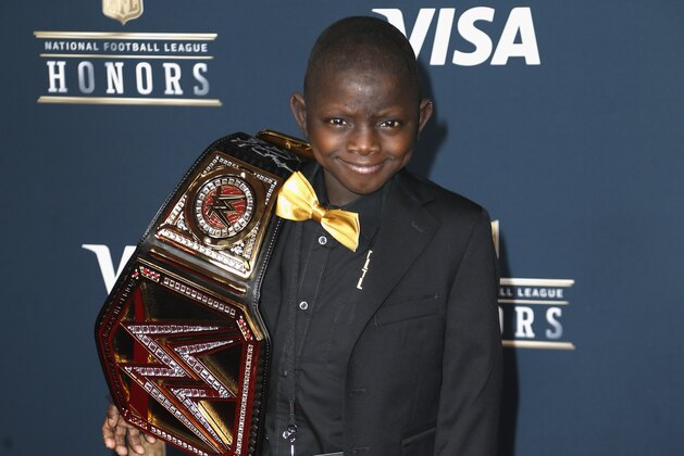 HOUSTON, TX - FEBRUARY 04: Jarrius Robertson attends 6th Annual NFL Honors at Wortham Theater Center on February 4, 2017 in Houston, Texas. (Photo by Bob Levey/Getty Images) HOUSTON, TX - FEBRUARY 04: Jarrius Robertson attends 6th Annual NFL Honors at Wortham Theater Center on February 4, 2017 in Houston, Texas. (Photo by Bob Levey/Getty Images)