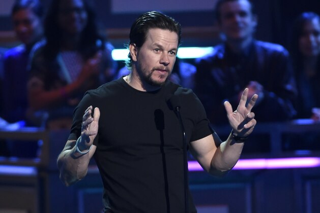 Mark Wahlberg introduces a clip from