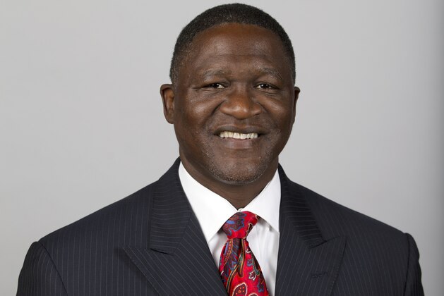 Atlanta Hawks Vice President of Basketball Operations Dominique Wilkins poses for a photo at NBA basketball media day, Monday, Sept. 29, 2014, in Atlanta. (AP Photo/David Goldman)