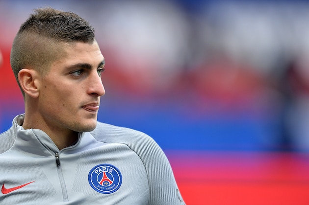 PARIS, FRANCE - MAY 06:  Marco Verratti of Paris Saint-Germain reacts during warmup before the Ligue 1 match between Paris Saint-Germain and Bastia at Parc des Princes on May 6, 2017 in Paris, France.  (Photo by Aurelien Meunier/Getty Images)