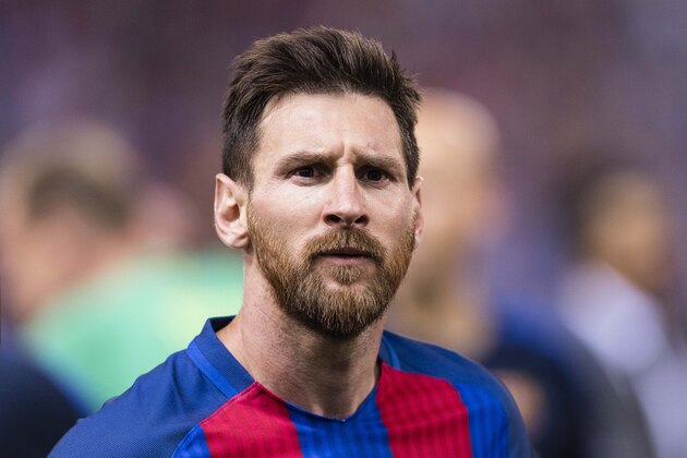 MADRID, SPAIN - MAY 27: Lionel Andres Messi of FC Barcelona during the Copa Del Rey Final between FC Barcelona and Deportivo Alaves at Vicente Calderon Stadium on May 27, 2017 in Madrid, Spain. (Photo by Power Sport Images/Getty Images)
