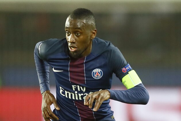 PSG's Blaise Matuidi runs with the ball during the Champion's League round of 16, first leg soccer match between Paris Saint Germain and Barcelona at the Parc des Princes stadium in Paris, Tuesday, Feb. 14, 2017. PSG won the match 4-0. (AP Photo/Francois Mori) PSG's Blaise Matuidi runs with the ball during the Champion's League round of 16, first leg soccer match between Paris Saint Germain and Barcelona at the Parc des Princes stadium in Paris, Tuesday, Feb. 14, 2017. PSG won the match 4-0. (AP Photo/Francois Mori)