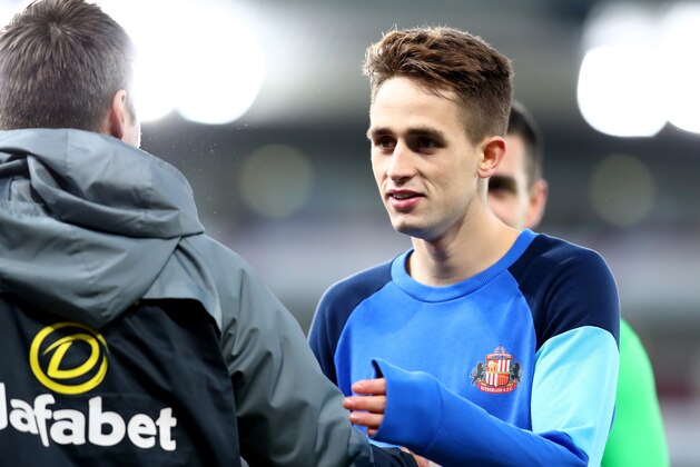 LONDON, ENGLAND - FEBRUARY 04:  Adnan Januzaj of Sunderland looks on during the Premier League match between Crystal Palace and Sunderland at Selhurst Park on February 4, 2017 in London, England.  (Photo by Dean Mouhtaropoulos/Getty Images)