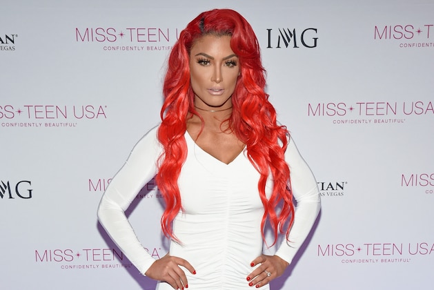 LAS VEGAS, NV - JULY 30:  Professional wrestler and pageant judge Eva Marie attends the 2016 Miss Teen USA Competition at The Venetian Las Vegas on July 30, 2016 in Las Vegas, Nevada.  (Photo by Ethan Miller/Getty Images)
