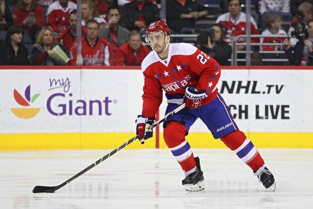 WASHINGTON, DC - MARCH 23: Kevin Shattenkirk #22 of the Washington Capitals skates against the Columbus Blue Jackets during the second period at Verizon Center on March 23, 2017 in Washington, DC. (Photo by Patrick Smith/Getty Images)