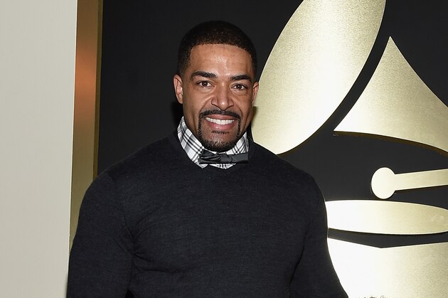 LOS ANGELES, CA - FEBRUARY 08: Wrestler David Otunga and Daniel Otunga attend The 57th Annual GRAMMY Awards at the STAPLES Center on February 8, 2015 in Los Angeles, California.  (Photo by Larry Busacca/Getty Images for NARAS)