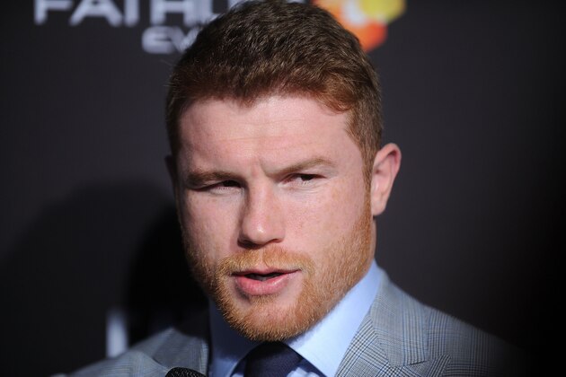 NEW YORK, NY - JUNE 20:  Lineal & RING Magazine Middleweight World Champ Canelo Alvarez attends the Canelo Alvarez and Gennady Golovkin Press Tour at The Theater at Madison Square Garden on June 20, 2017 in New York City.  (Photo by Brad Barket/Getty Images)