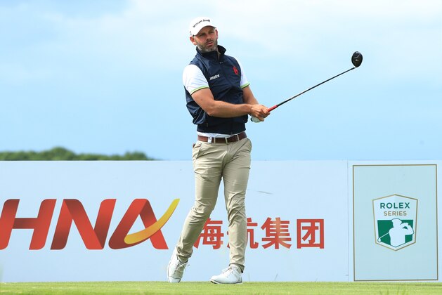 PARIS, FRANCE - JUNE 29:  Paul Waring of England tees off on the 13th hole during day one of the HNA Open de France at Le Golf National on June 29, 2017 in Paris, France.  (Photo by Andrew Redington/Getty Images)