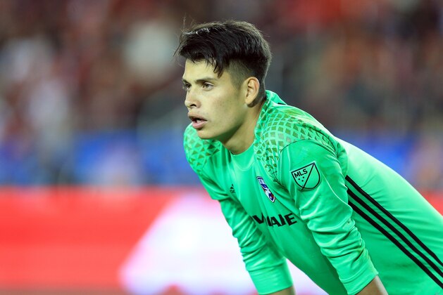 TORONTO, ON - MAY 07:  Jesse Gonzalez #1 of FC Dallas looks on during the second half of an MLS soccer game against Toronto FC at BMO Field on May 7, 2016 in Toronto, Ontario, Canada.  (Photo by Vaughn Ridley/Getty Images)
