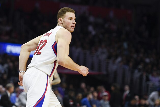 Los Angeles Clippers forward Blake Griffin in action against the Houston Rockets during the first half of an NBA basketball game in Los Angeles, Wednesday, March 1, 2017. (AP Photo/Kelvin Kuo)