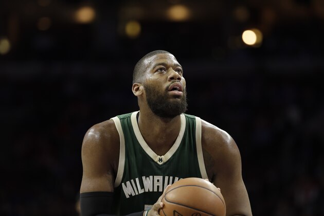 Milwaukee Bucks' Greg Monroe in action during an NBA basketball game against the Philadelphia 76ers, Monday, March 6, 2017, in Philadelphia. (AP Photo/Matt Slocum) Milwaukee Bucks' Greg Monroe in action during an NBA basketball game against the Philadelphia 76ers, Monday, March 6, 2017, in Philadelphia. (AP Photo/Matt Slocum)