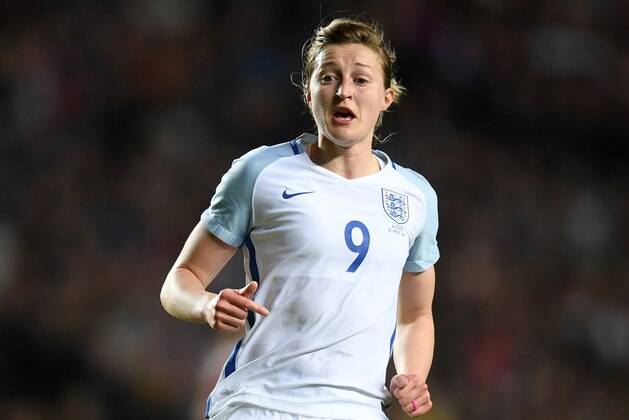MILTON KEYNES, ENGLAND - APRIL 10: Ellen White of England looks on during the Women's International Friendly match between England and Austria at Stadium mk on April 10, 2017 in Milton Keynes, England.  (Photo by Michael Regan/Getty Images)