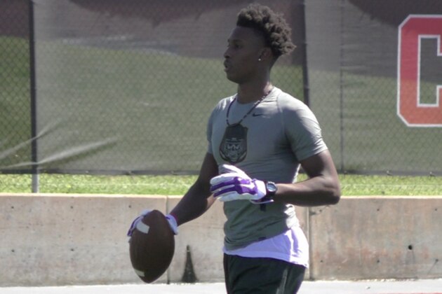 Terrace Marshall was among the WRs participating in The Opening.