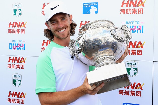 PARIS, FRANCE - JULY 02:  Tommy Fleetwood of England celebrates victory following day four of the HNA Open de France at Le Golf National on July 2, 2017 in Paris, France.  (Photo by Andrew Redington/Getty Images)