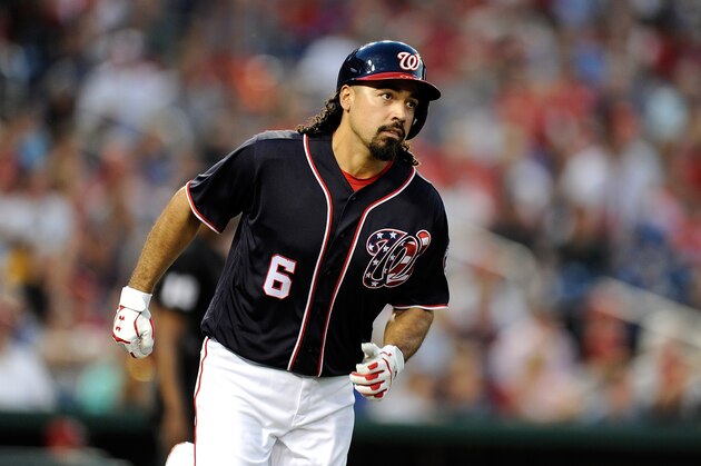 WASHINGTON, DC - JUNE 23:  Anthony Rendon #6 of the Washington Nationals rounds the bases after hitting a home run against the Cincinnati Reds at Nationals Park on June 23, 2017 in Washington, DC.  (Photo by G Fiume/Getty Images)