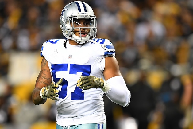 PITTSBURGH, PA - NOVEMBER 13:  Damien Wilson #57 of the Dallas Cowboys in action during the game against the Pittsburgh Steelers at Heinz Field on November 13, 2016 in Pittsburgh, Pennsylvania. (Photo by Joe Sargent/Getty Images) *** Local Caption ***
