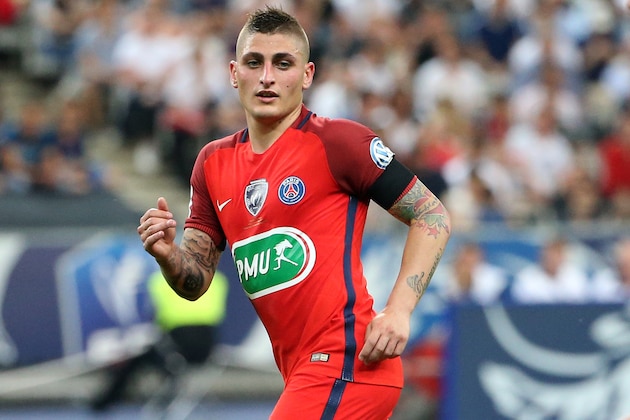 PARIS, FRANCE - MAY 27: Marco Verratti of PSG during the French Cup final (Coupe de France) between Paris Saint-Germain and SCO Angers at Stade de France on May 27, 2017 in Saint-Denis near Paris, France. (Photo by Jean Catuffe/Getty Images)