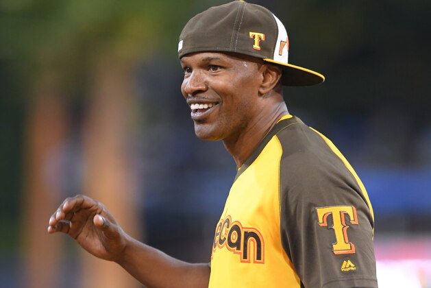 SAN DIEGO, CA - JULY 10:  Actor and comedian Jamie Foxx looks on during the MLB 2016 All-Star Legends and Celebrity Softball Game at PETCO Park on July 10, 2016 in San Diego, California.  (Photo by Mark Cunningham/MLB Photos via Getty Images)