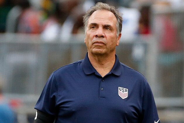 EAST HARTFORD, CT - JULY 01:  Bruce Arena, head coach of the United States watches the action in the second half during an international friendly between USA and Ghana at Pratt & Whitney Stadium on July 1, 2017 in East Hartford, Connecticut. (Photo by Jim Rogash/Getty Images)