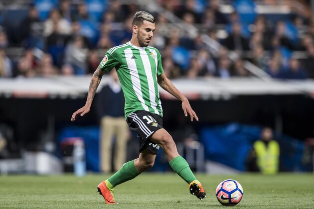 MADRID, SPAIN - MARCH 12: Daniel Ceballos Fernandez, Dani Ceballos, of Real Betis in action during their La Liga match between Real Madrid and Real Betis at the Santiago Bernabeu Stadium on 12 March 2017 in Madrid, Spain. (Photo by Power Sport Images/Getty Images)