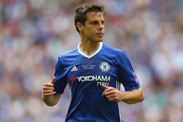 LONDON, ENGLAND - MAY 27: Cesar Azpilicueta of Chelsea during the Emirates FA Cup Final match between Arsenal and Chelsea at Wembley Stadium on May 27, 2017 in London, England. (Photo by Catherine Ivill - AMA/Getty Images)
