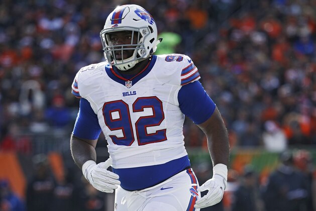 CINCINNATI, OH - NOVEMBER 20: Adolphus Washington #92 of the Buffalo Bills in action against the Cincinnati Bengals during the game at Paul Brown Stadium on November 20, 2016 in Cincinnati, Ohio. The Bills defeated the Bengals 16-12. (Photo by Joe Robbins/Getty Images) CINCINNATI, OH - NOVEMBER 20: Adolphus Washington #92 of the Buffalo Bills in action against the Cincinnati Bengals during the game at Paul Brown Stadium on November 20, 2016 in Cincinnati, Ohio. The Bills defeated the Bengals 16-12. (Photo by Joe Robbins/Getty Images)