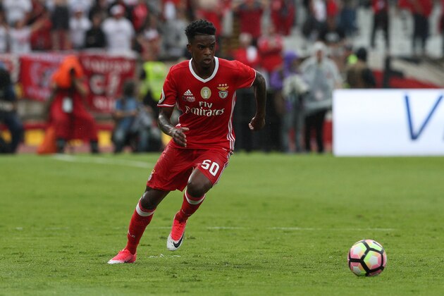 LISBON, PORTUGAL - MAY 28: Benfica's defender Nelson Semedo from Portugal during the match between SL Benfica and Vitoria SC for the Portuguese Cup Final at Estadio Nacional on May 28, 2017 in Lisbon, Portugal.  (Photo by Carlos Rodrigues/Getty Images)